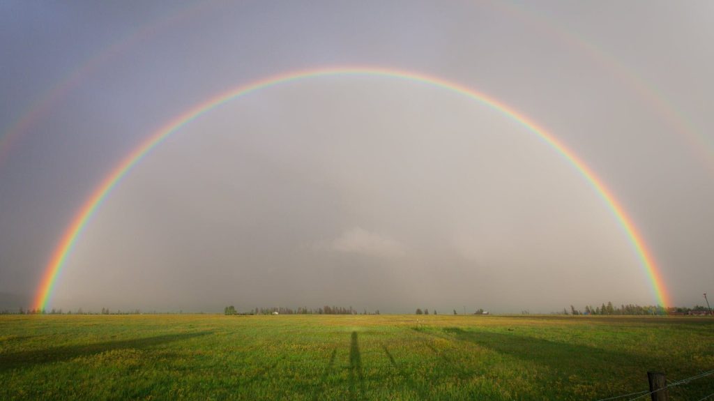 Double Rainbow-Photo by Binyamin Mellish on Pexels.com