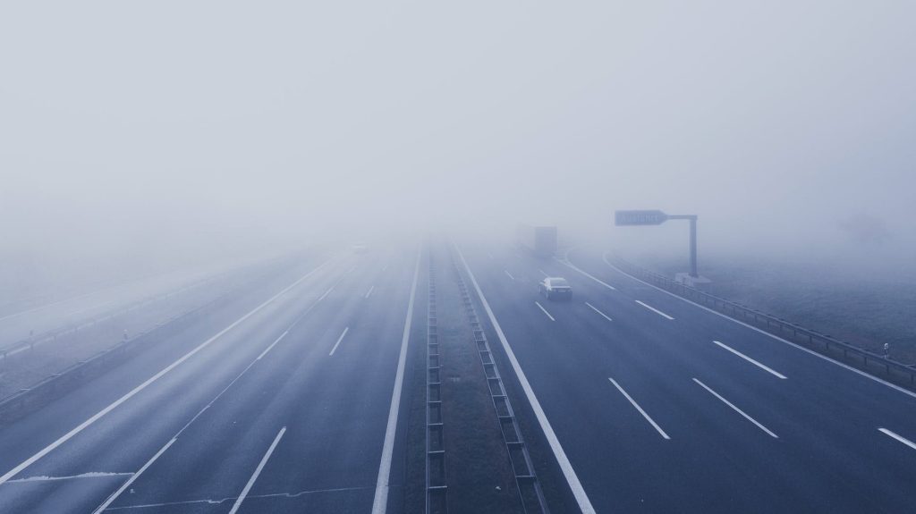 Fog over the road: Photo by Markus Spiske on Pexels.com